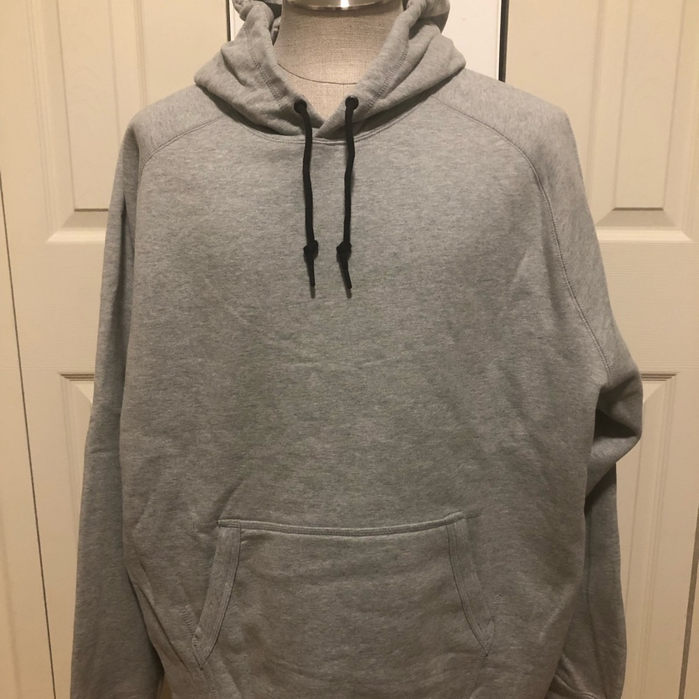 Nike Grey Hoodie Men’s Size 3XL Fleece Cotton